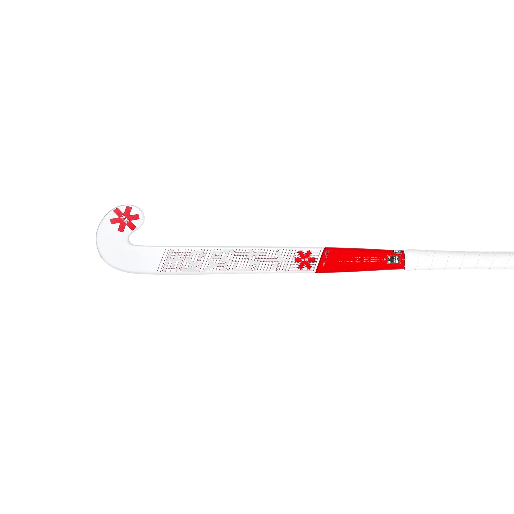 Osaka Low Bow Advanced 40 - Pompeian Red Hockeystick