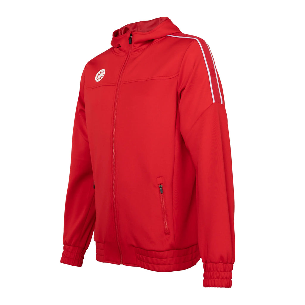 Indian Maharadja Jaipur kids performance hooded jacket - Red Kleding