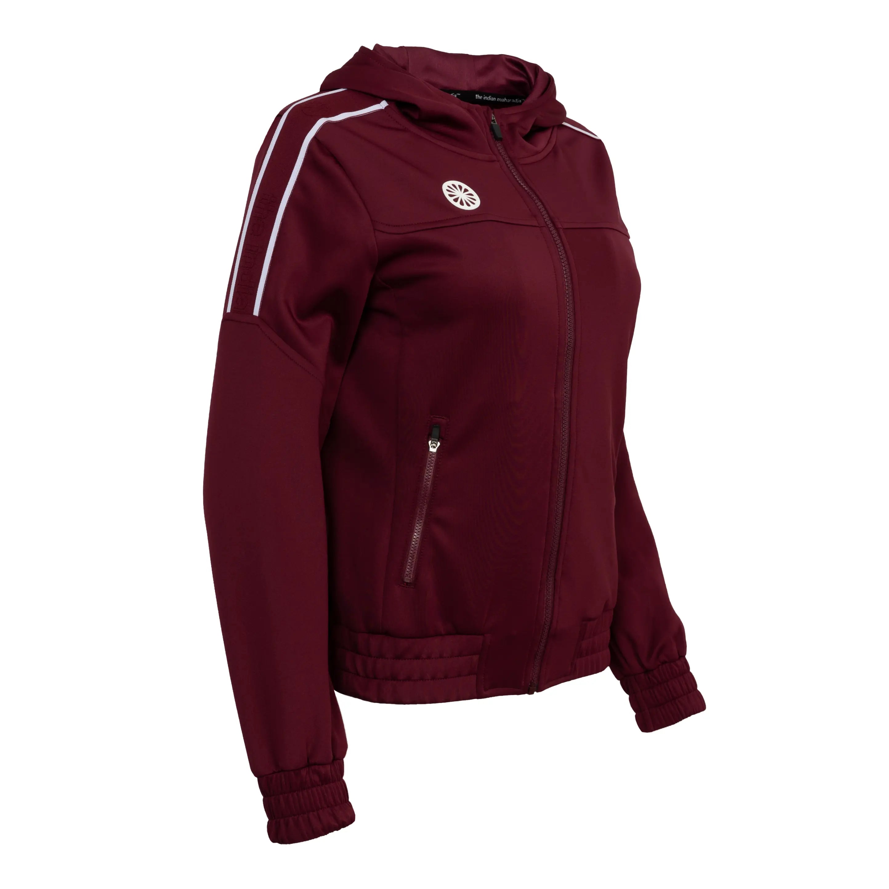 Indian Maharadja Jaipur women performance hooded jacket - Bordeaux Kleding
