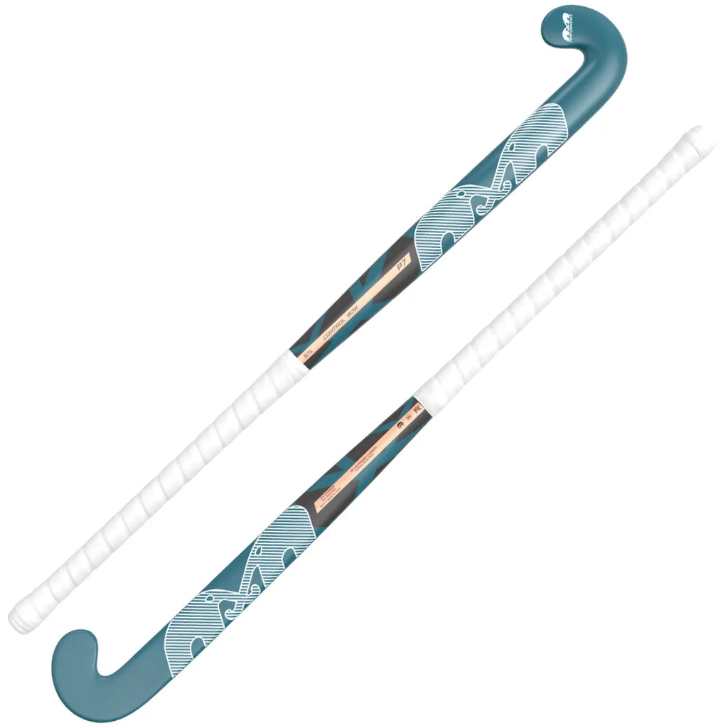 TK P7 Control Bow - Teal-White-Coral Hockeystick